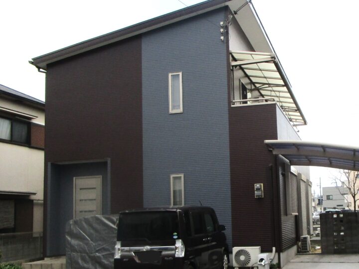 加古郡播磨町　O様邸　外壁塗装・屋根塗装　2022年11月完工　おかちゃんペイント