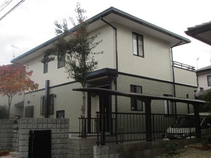 神戸市西区玉津町　S様邸　外壁塗装・屋根塗装　2022年11月完工　おかちゃんペイント