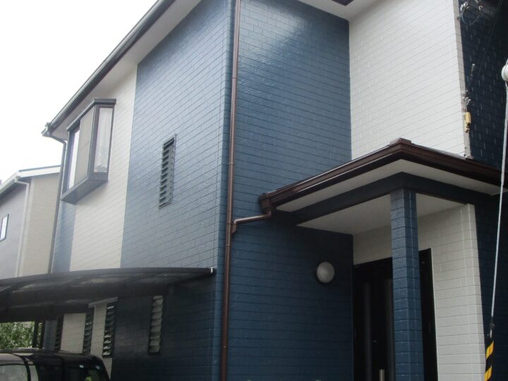 明石市大久保町　K様邸　外壁塗装・屋根塗装　2022年11月完工　おかちゃんペイント