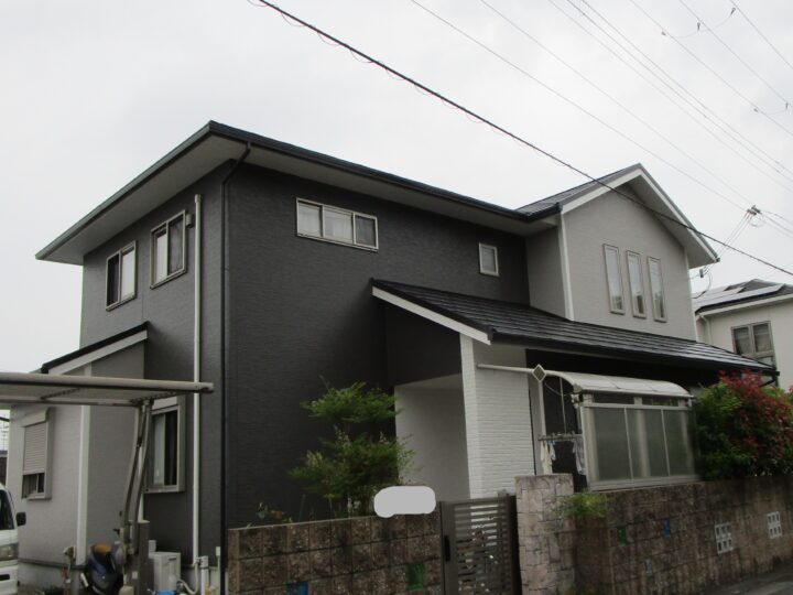 おかちゃんペイント　外壁塗装・屋根塗装　完成　神戸市西区