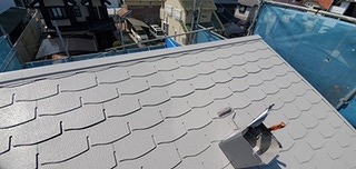 超低汚染リファイン500MF-IRでの屋根塗装　おかちゃんペイント