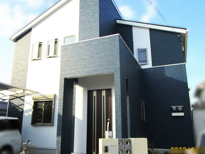明石市魚住町K様邸　外壁塗装・屋根塗装・ベランダトップコート塗布　2023年9月完工　おかちゃんペイント