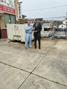 ストークス選手　岡防水工業