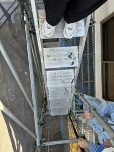 足場　現地調査