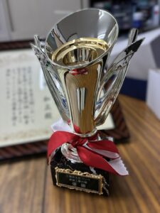 トロフィー　賞状　お客様の声