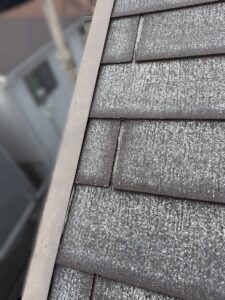 屋根塗装　施工前　チョーキング発生