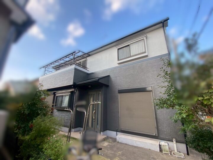 加古郡播磨町Y様邸　今の住まいの雰囲気を活かした外壁塗装　シーリング補修と雨戸塗装も丁寧に施工　