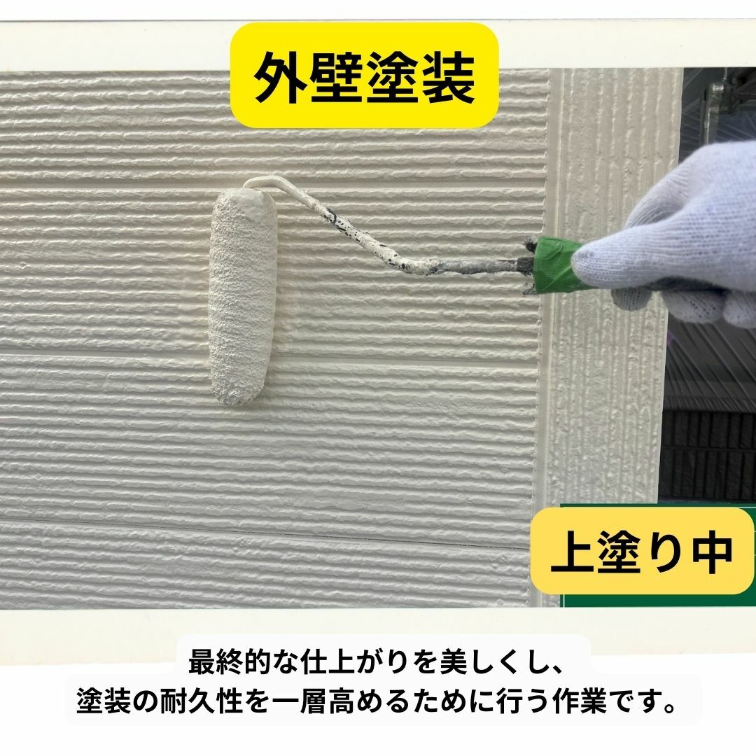 外壁塗装 中塗り 上塗り 神戸市垂水区