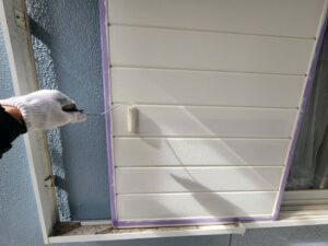 明石市　外壁塗装　塗装　外壁　屋根　上塗り