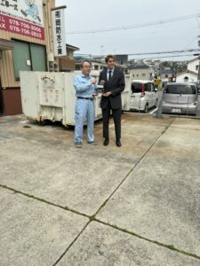 ストークス選手　岡防水工業